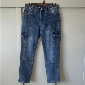 KanCan Women's Blue Boot Cut Jeans